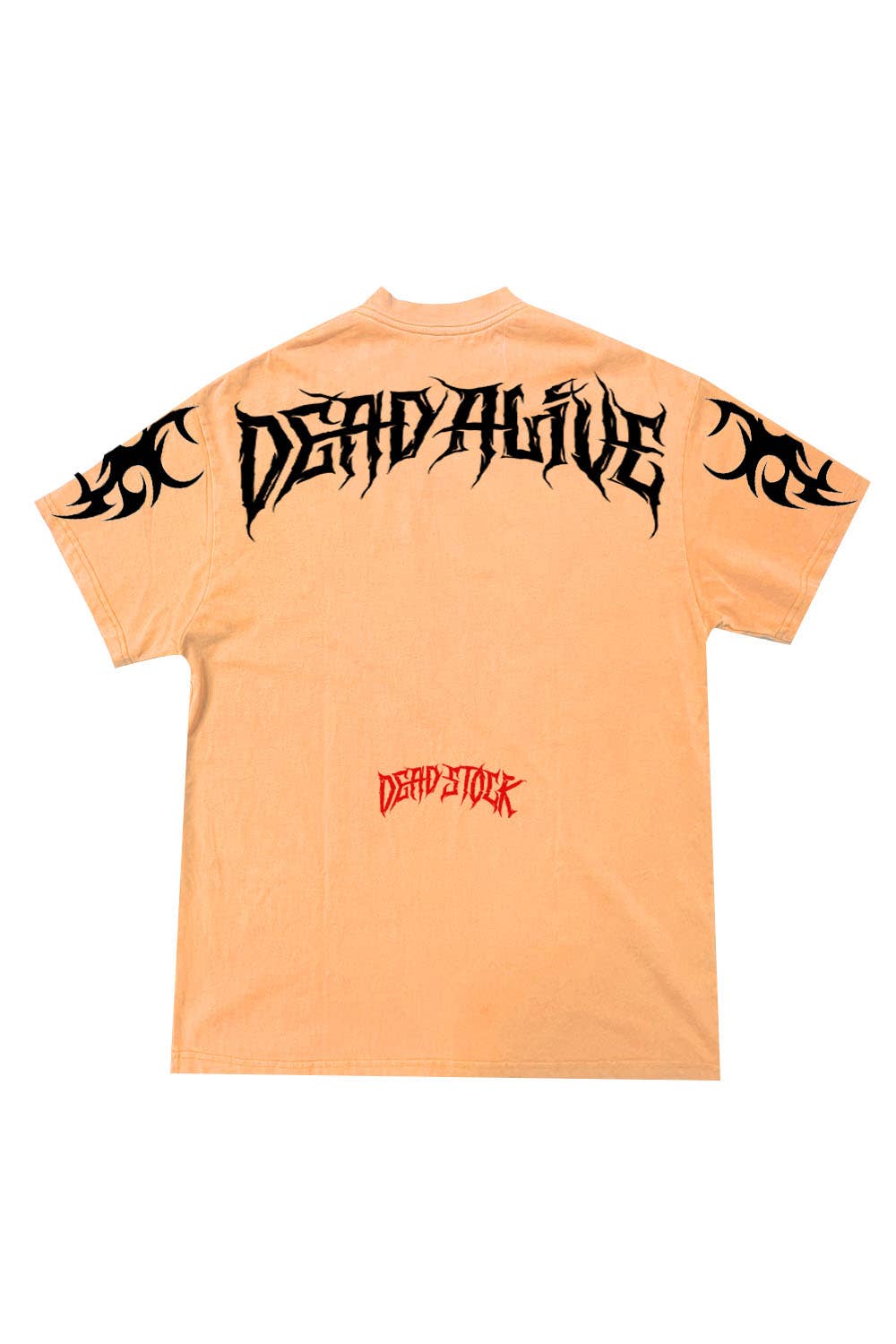 Dead Alive Garment Dye Tshirts Vintage Orange