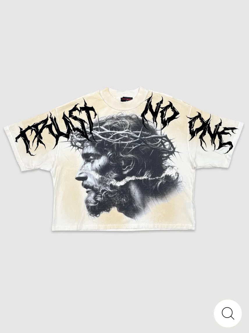 Trust No One Cropped Tee
