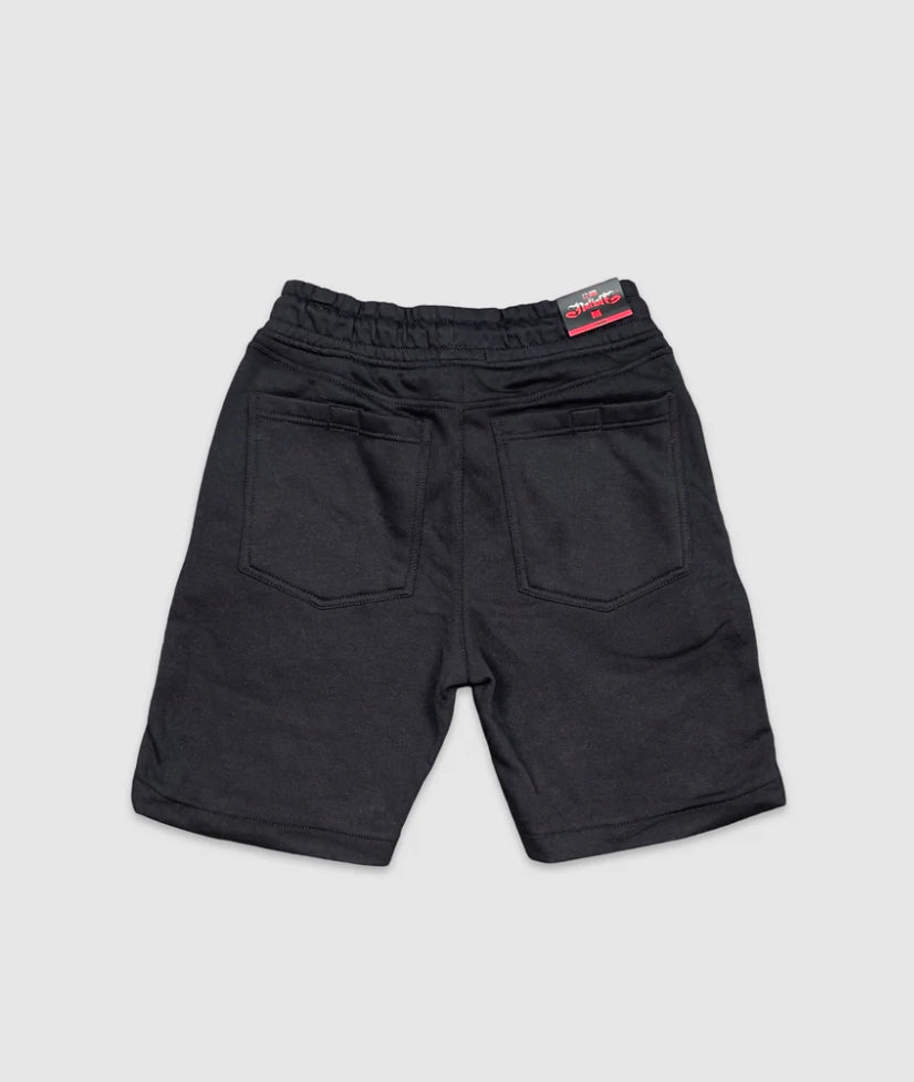 FLEECE SHORTS BLACK