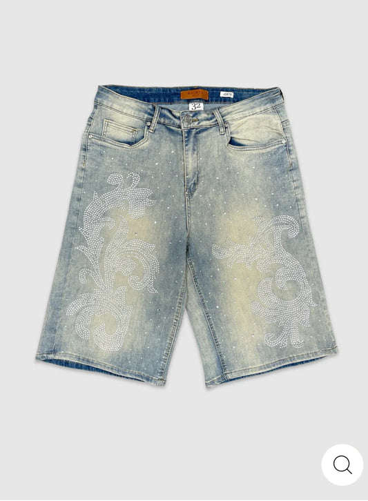 Rhinestone Jorts