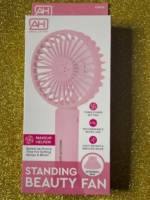 Standing Beauty Fan Pink