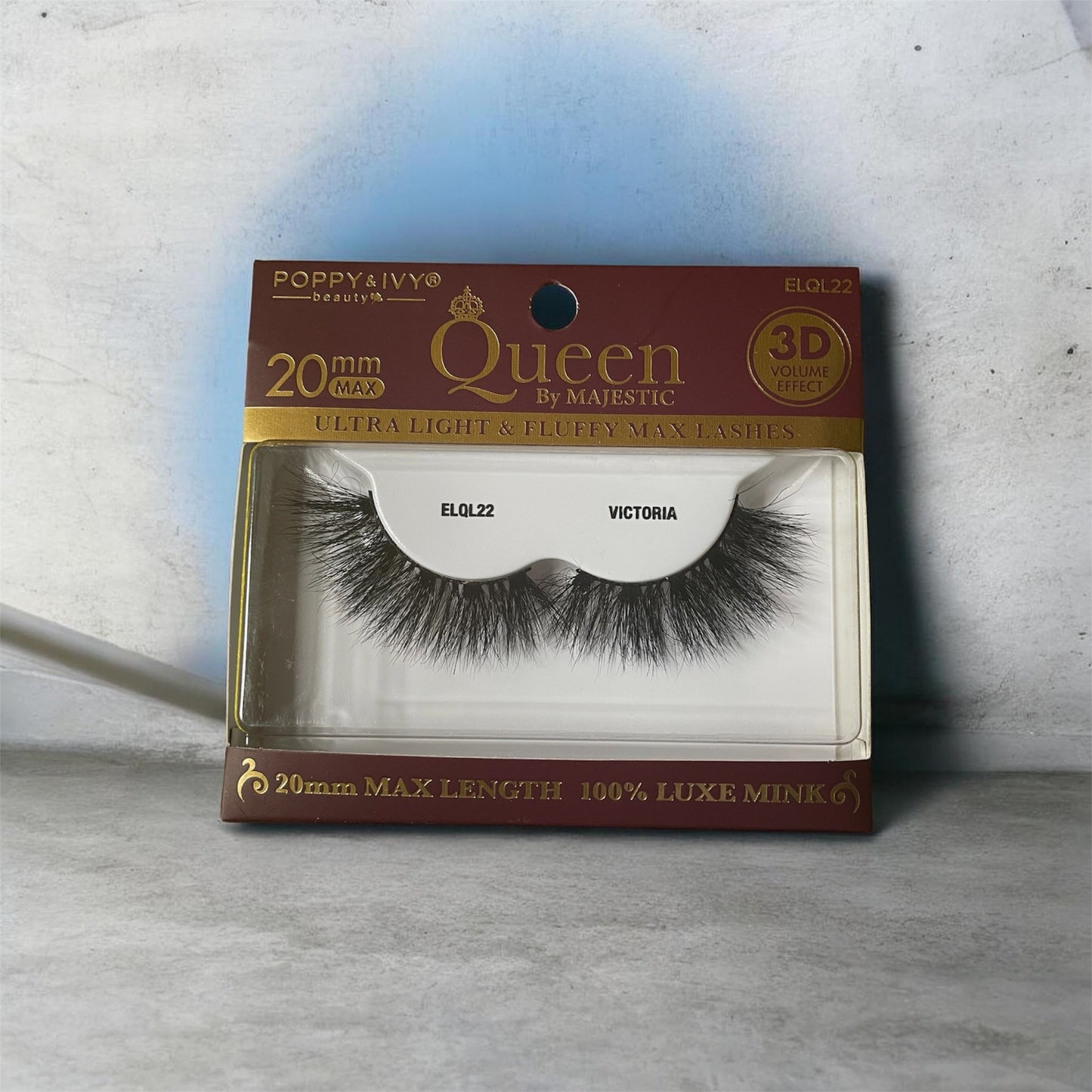 Eye Lashes Queen ELQL22 Victoria 20mm Max 3D